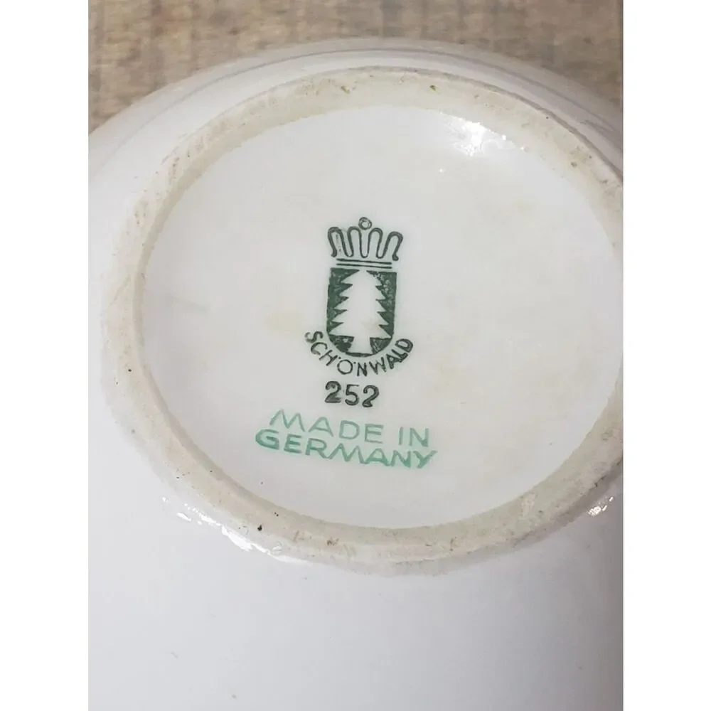 MCM SCHONWALD Germany Sugar & Creamer Set White Porcelain